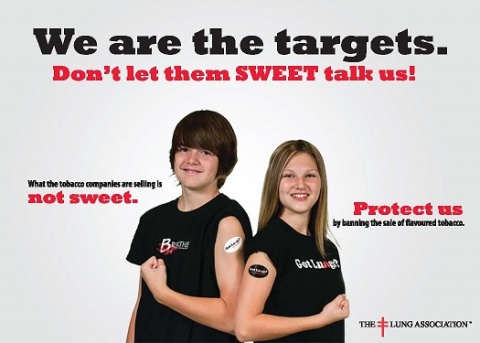 Kids are the targets of flavoured tobacco