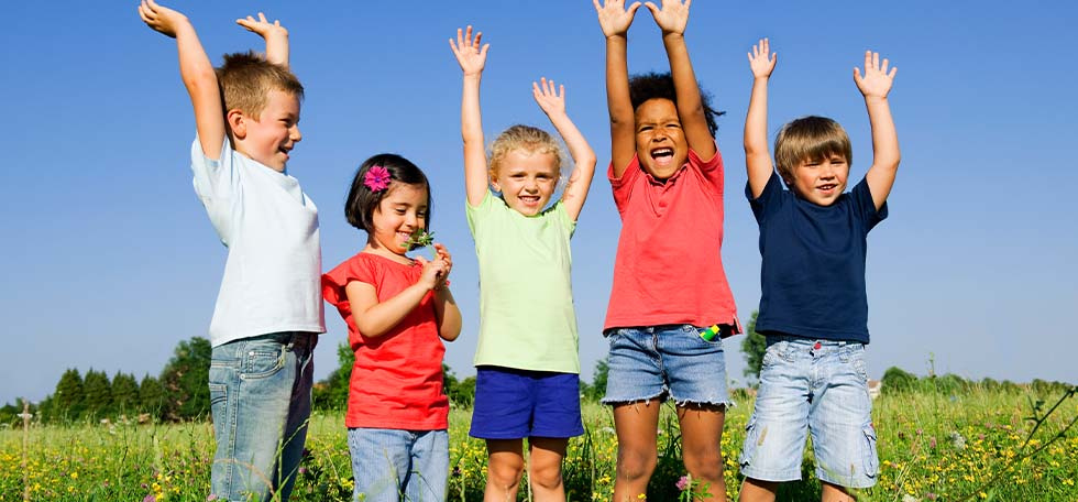 Children having fun